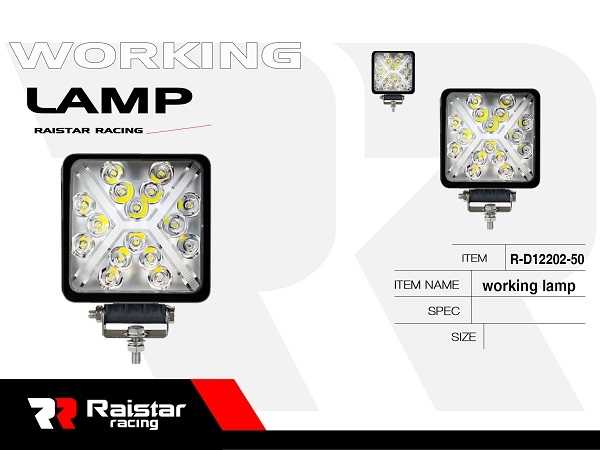 Προβολέας οχημάτων LED - R-D12202-S50A - 110584